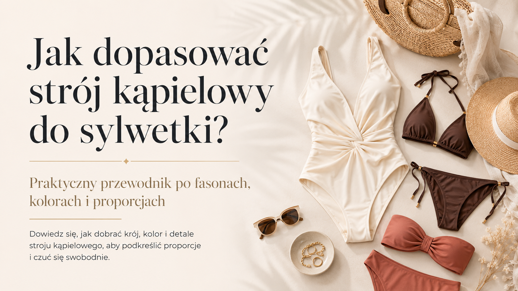 Jak dobrać strój kąpielowy do sylwetki?